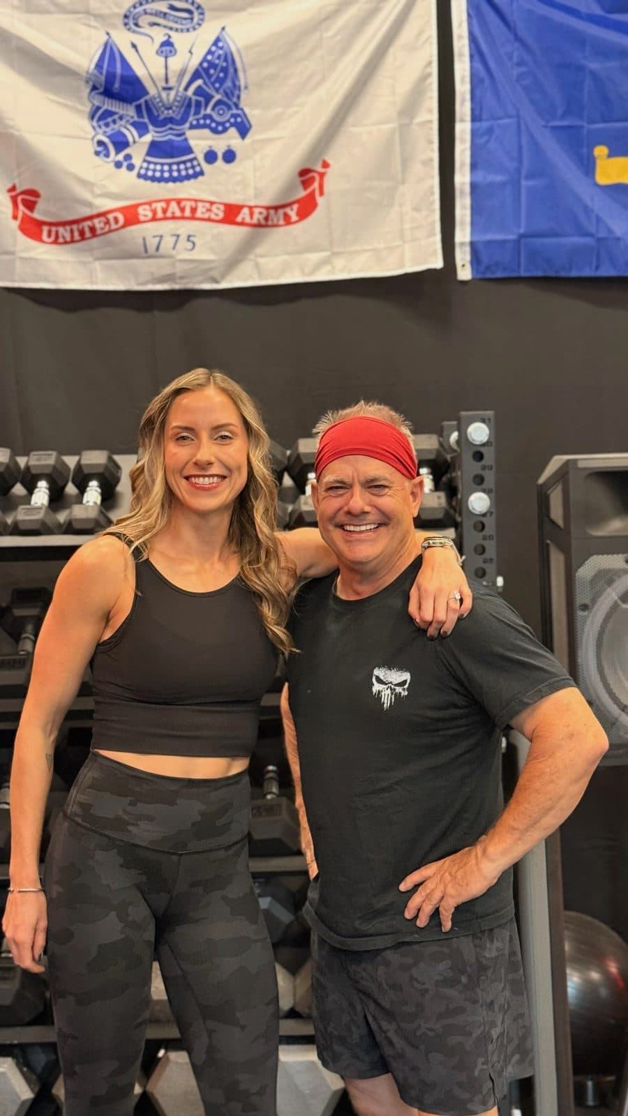 Coaches Lara and Jim at the Shred Shed